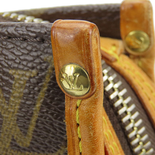 LOUIS VUITTON Shoulder Bag M40007 Monogram Brown Popincourt Haut Women Used Authentic
