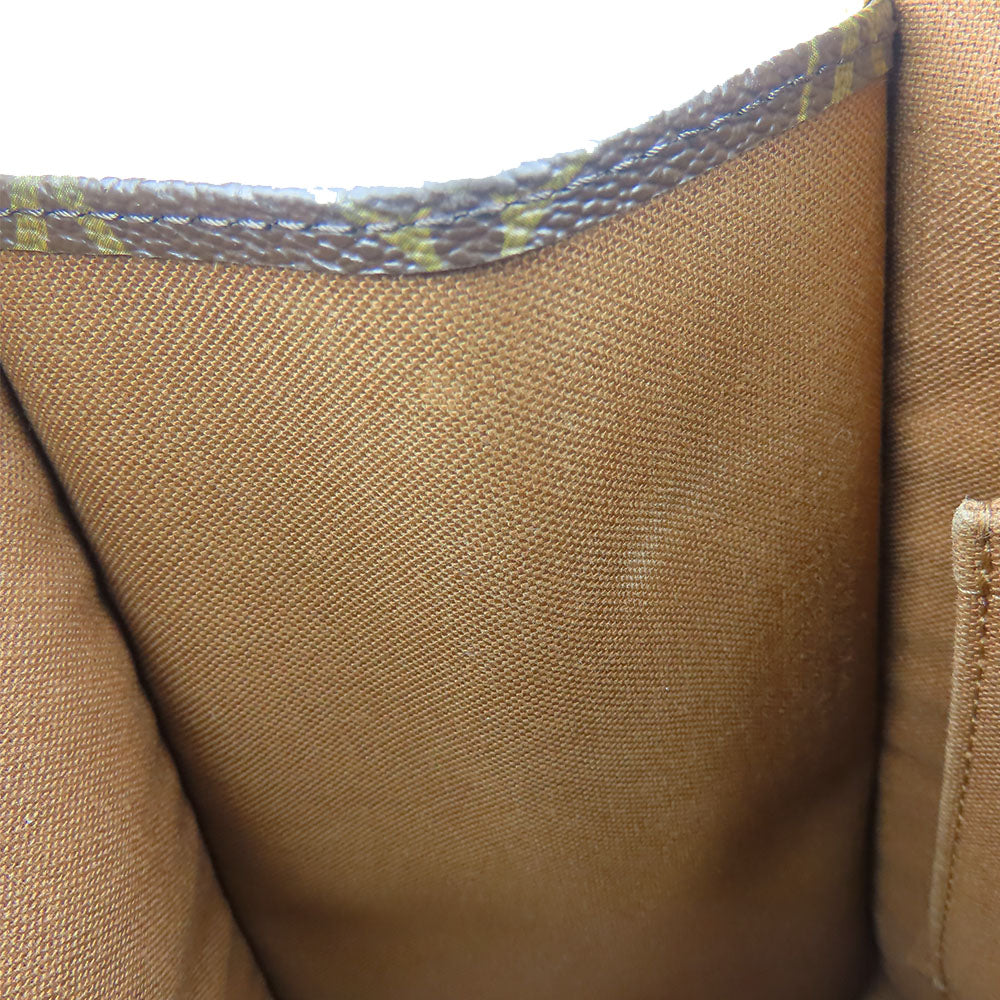 LOUIS VUITTON Shoulder Bag M40007 Monogram Brown Popincourt Haut Women Used Authentic