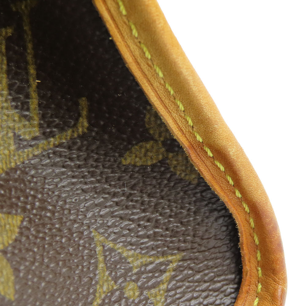 LOUIS VUITTON Shoulder Bag M40007 Monogram Brown Popincourt Haut Women Used Authentic