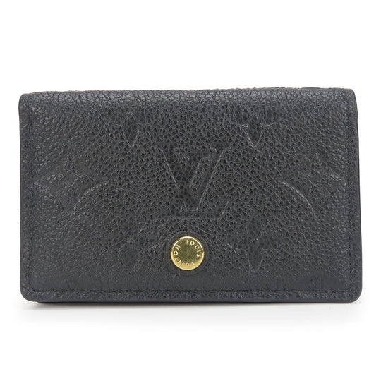 LOUIS VUITTON Card Case M58456 Monogram Ann Platt Noir Devisit Unveil Cult unisex(Unisex) Used Authentic