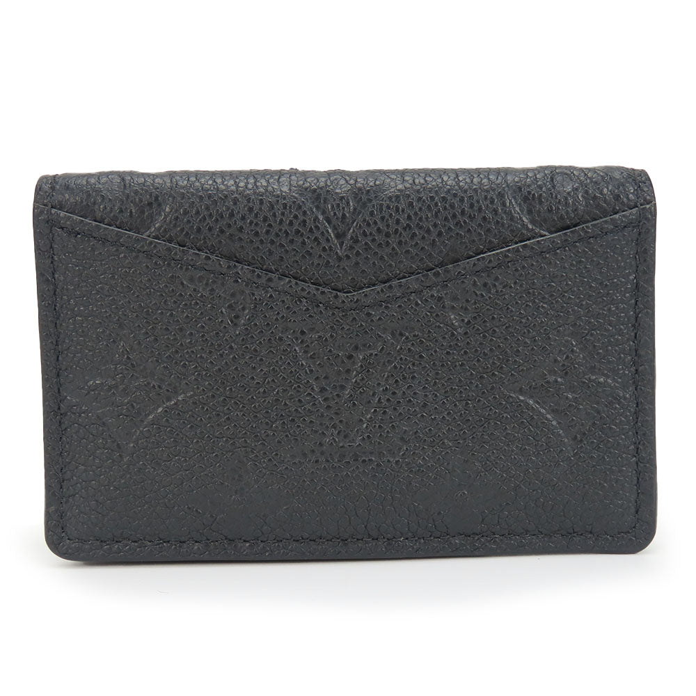 LOUIS VUITTON Card Case M58456 Monogram Ann Platt Noir Devisit Unveil Cult unisex(Unisex) Used Authentic