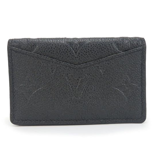 LOUIS VUITTON Card Case M58456 Monogram Ann Platt Noir Devisit Unveil Cult unisex(Unisex) Used Authentic