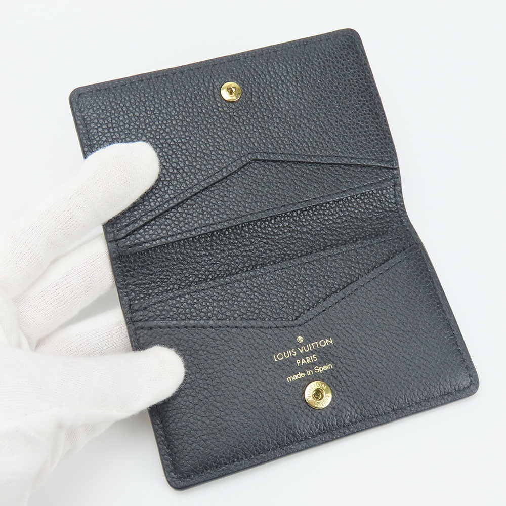 LOUIS VUITTON Card Case M58456 Monogram Ann Platt Noir Devisit Unveil Cult unisex(Unisex) Used Authentic