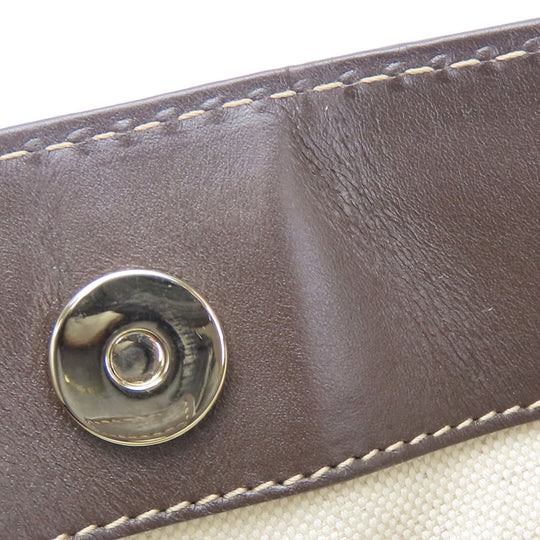 GUCCI Tote Bag 257061 GG canvas, leather Brown Sherry line Women Used Authentic
