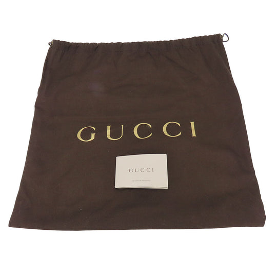 GUCCI Tote Bag 257061 GG canvas, leather Brown Sherry line Women Used Authentic