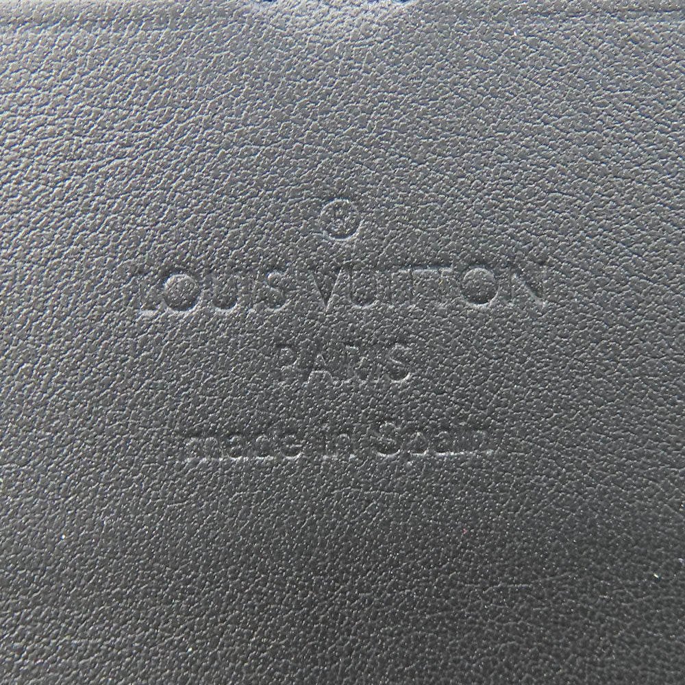 LOUIS VUITTON Long Wallet Purse M80558 Monogram Eclipse black Zippy wallet trunk mens Used Authentic
