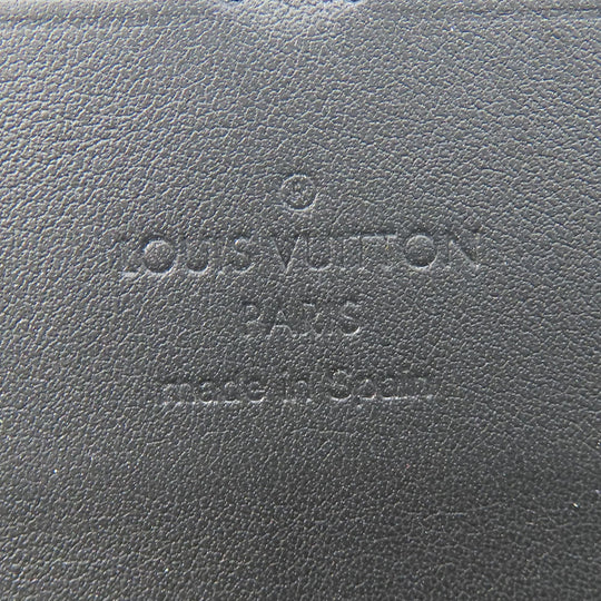 LOUIS VUITTON Long Wallet Purse M80558 Monogram Eclipse black Zippy wallet trunk mens Used Authentic