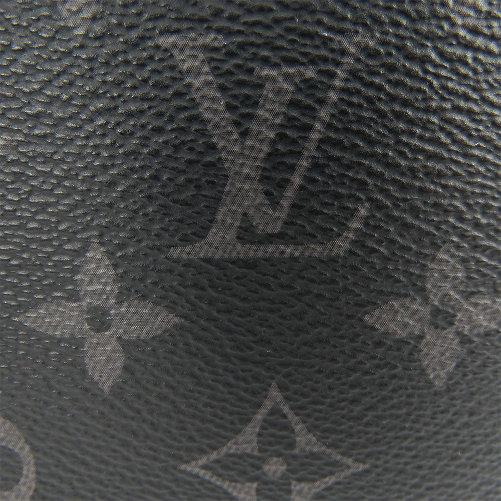 LOUIS VUITTON Long Wallet Purse M80558 Monogram Eclipse black Zippy wallet trunk mens Used Authentic