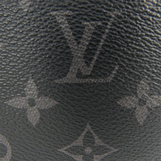 LOUIS VUITTON Long Wallet Purse M80558 Monogram Eclipse black Zippy wallet trunk mens Used Authentic