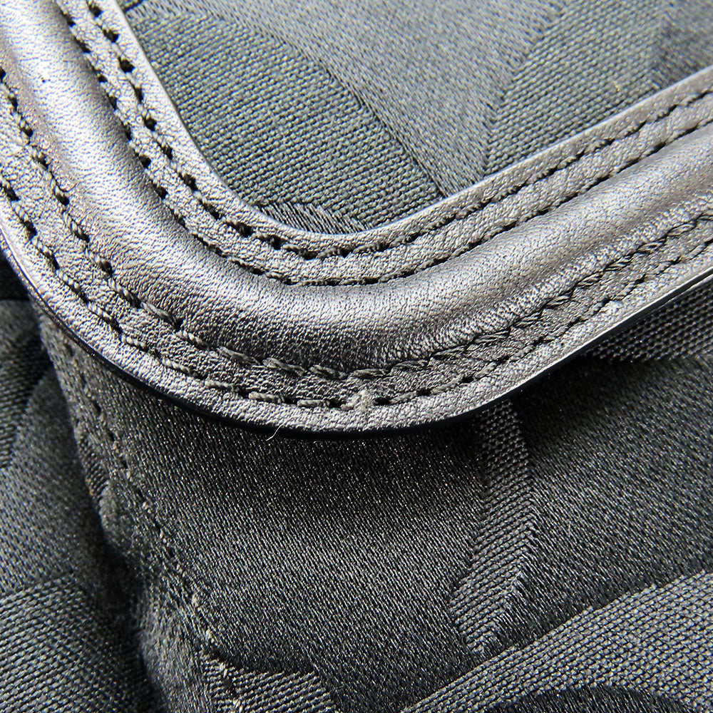 COACH Shoulder Bag F24742 Canvas, Leather black Women Used Authentic