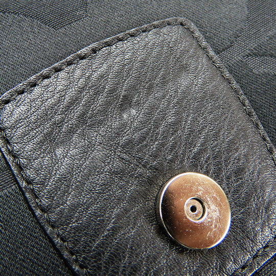 COACH Shoulder Bag F24742 Canvas, Leather black Women Used Authentic