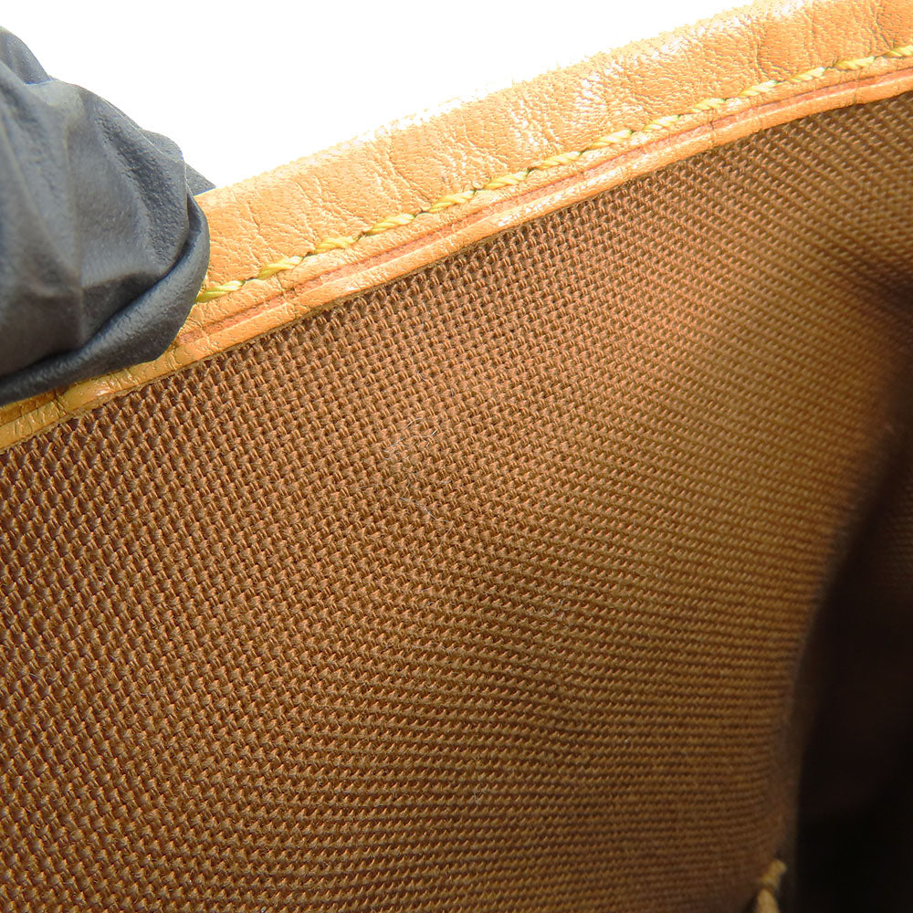 LOUIS VUITTON Handbag M51156 Monogram, Tanned Leather Brown Batignolles Women Used Authentic