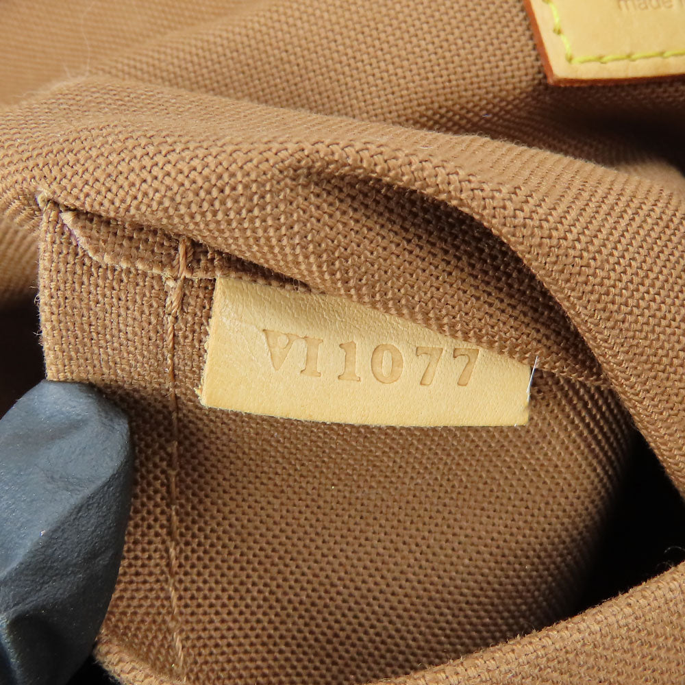LOUIS VUITTON Handbag M51156 Monogram, Tanned Leather Brown Batignolles Women Used Authentic
