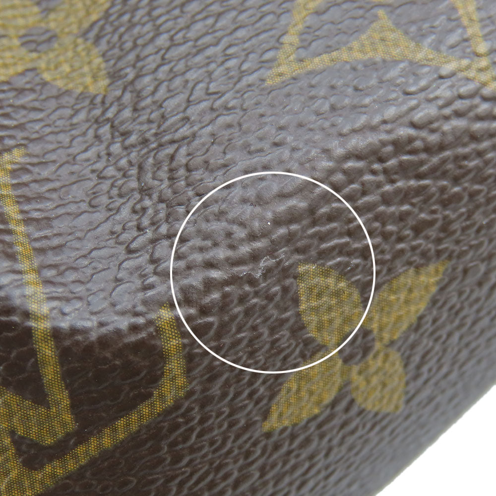 LOUIS VUITTON Handbag M51156 Monogram, Tanned Leather Brown Batignolles Women Used Authentic