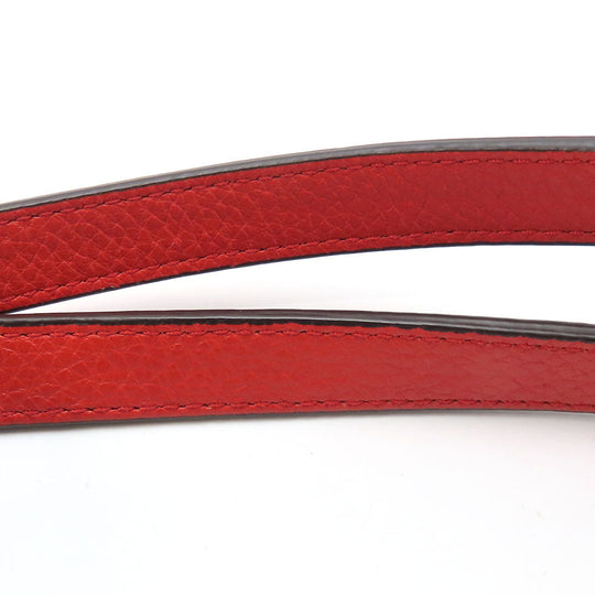 COACH Tote Bag F23297 Canvas, Leather Red Women Used Authentic