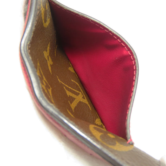 LOUIS VUITTON Bifold Wallet M69433 Monogram Fuchsia Portefeuille juliet Women Used Authentic