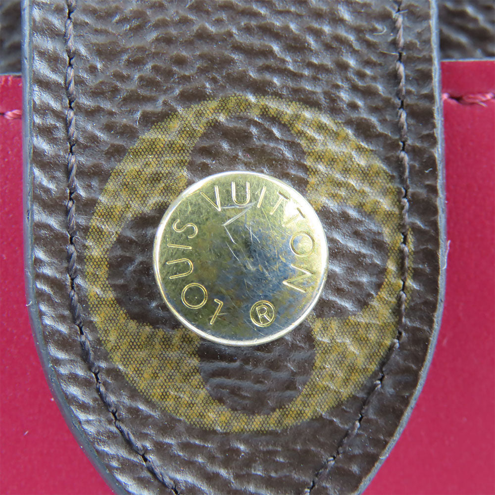 LOUIS VUITTON Bifold Wallet M69433 Monogram Fuchsia Portefeuille juliet Women Used Authentic