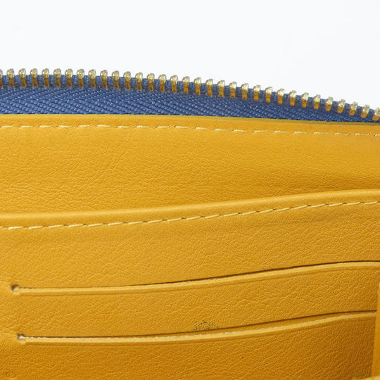 LOUIS VUITTON Long Wallet Purse M95341 Monogram denim Blue type Zippy wallet