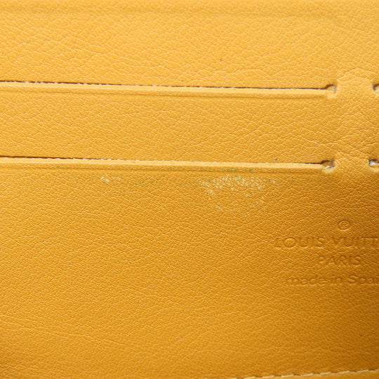 LOUIS VUITTON Long Wallet Purse M95341 Monogram denim Blue type Zippy wallet