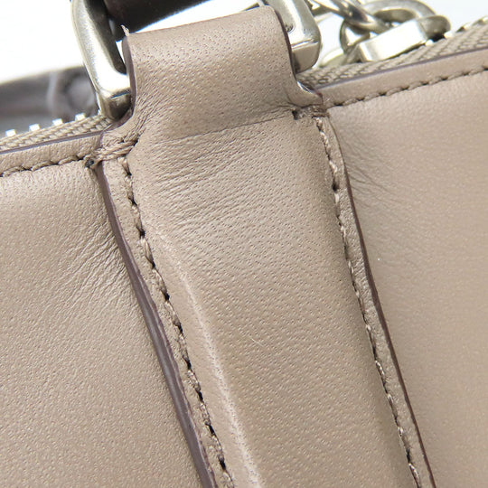 COACH Shoulder Bag 32503 leather Brown Mini Borough Women Used Authentic