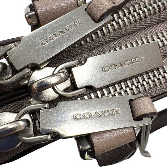 COACH Shoulder Bag 32503 leather Brown Mini Borough Women Used Authentic