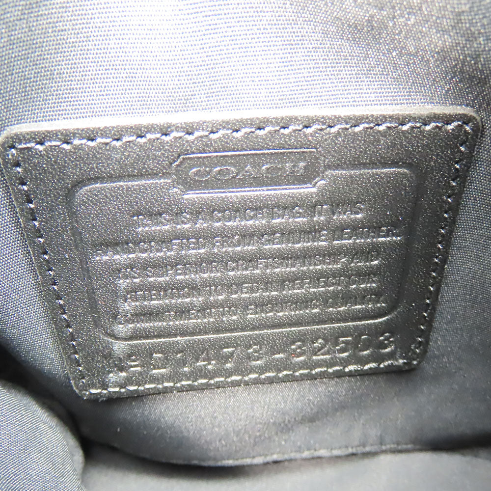 COACH Shoulder Bag 32503 leather Brown Mini Borough Women Used Authentic