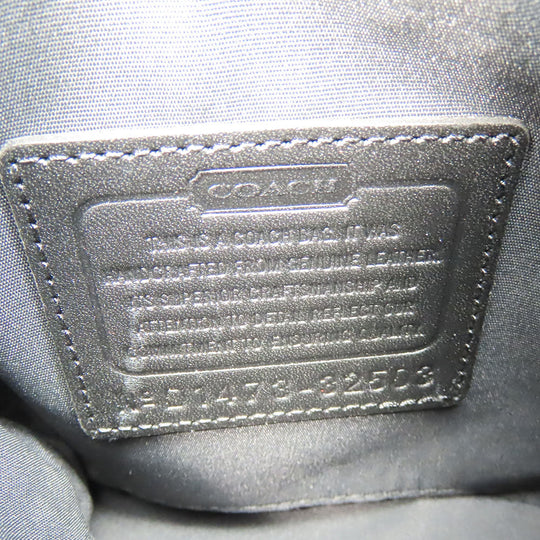 COACH Shoulder Bag 32503 leather Brown Mini Borough Women Used Authentic