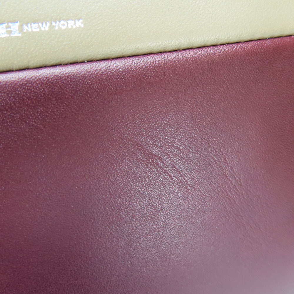 COACH Shoulder Bag 32503 leather Brown Mini Borough Women Used Authentic