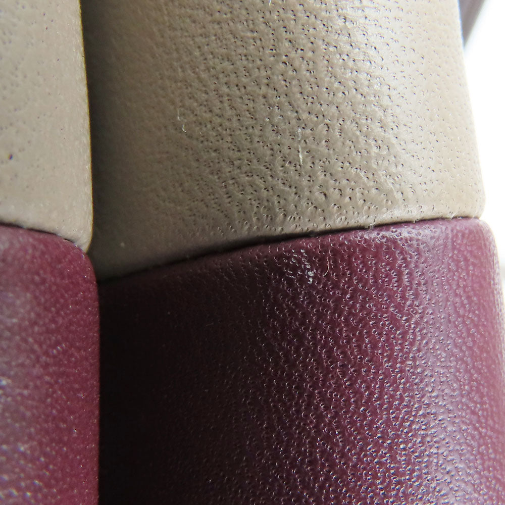 COACH Shoulder Bag 32503 leather Brown Mini Borough Women Used Authentic