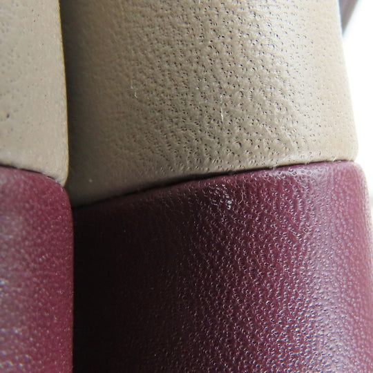 COACH Shoulder Bag 32503 leather Brown Mini Borough Women Used Authentic