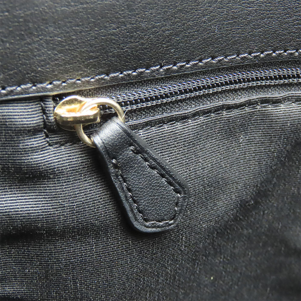 COACH Tote Bag 5696 PVC, Leather black Women Used Authentic