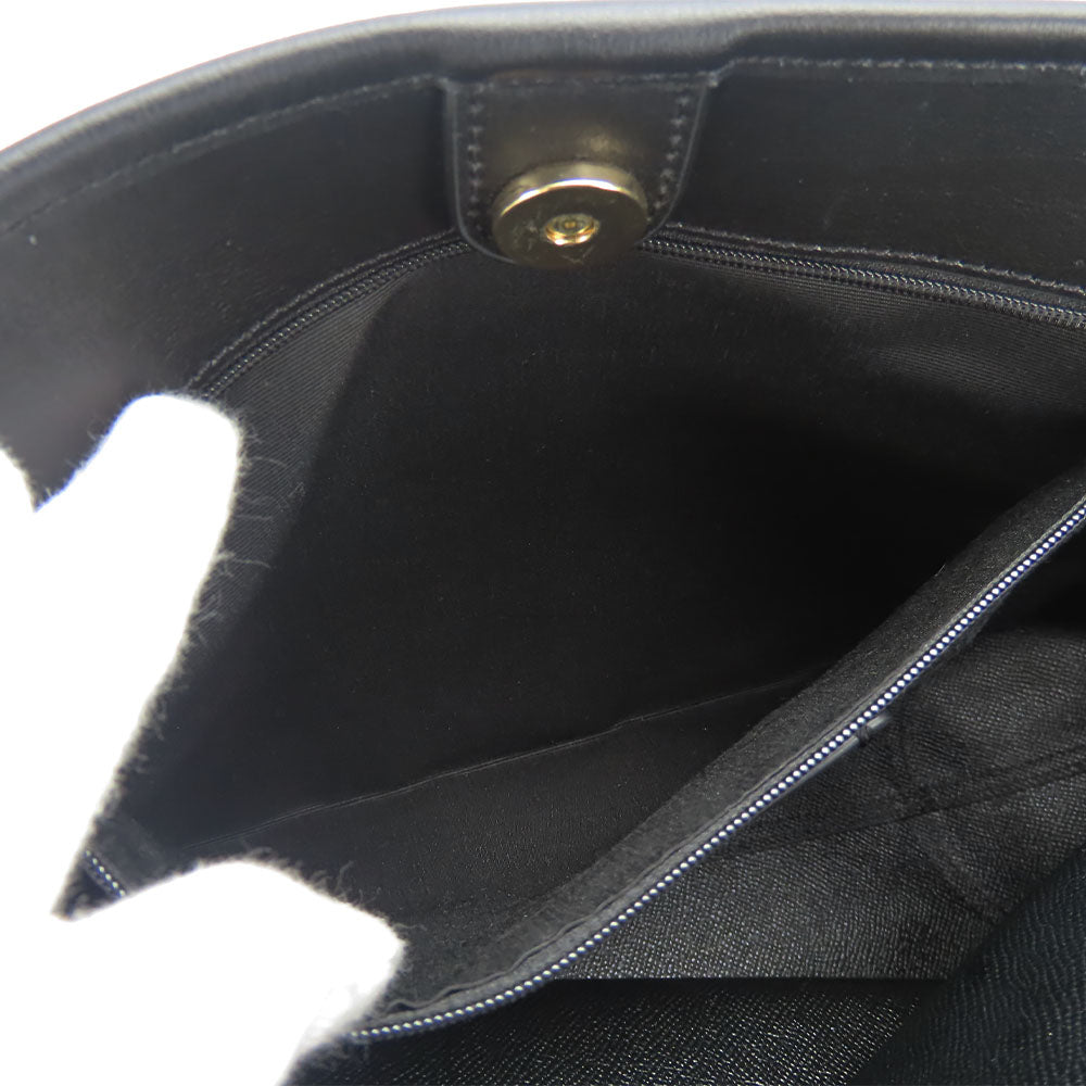 COACH Tote Bag 5696 PVC, Leather black Women Used Authentic