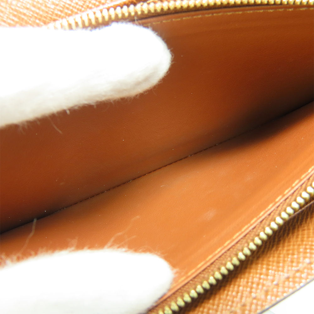 LOUIS VUITTON Long Wallet Purse M60531 Monogram Brown Portefeuille Sara Women Used Authentic