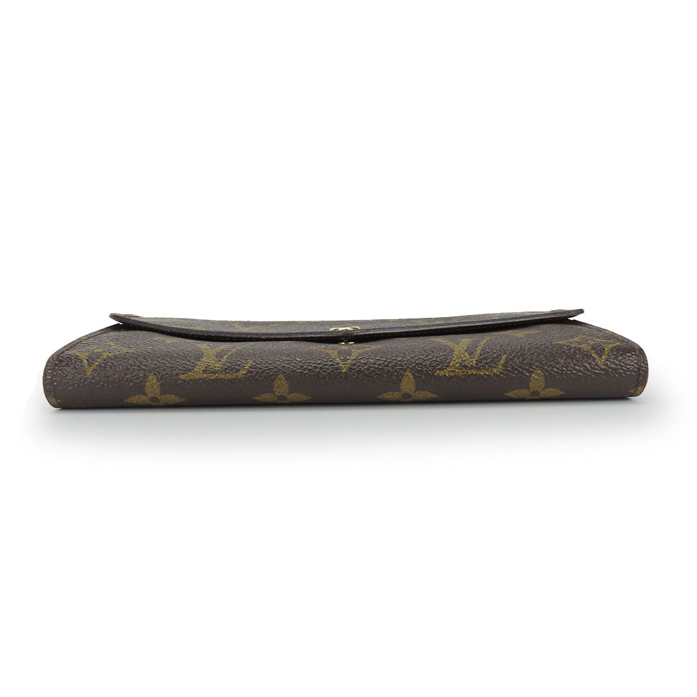 LOUIS VUITTON Long Wallet Purse M60531 Monogram Brown Portefeuille Sara Women Used Authentic