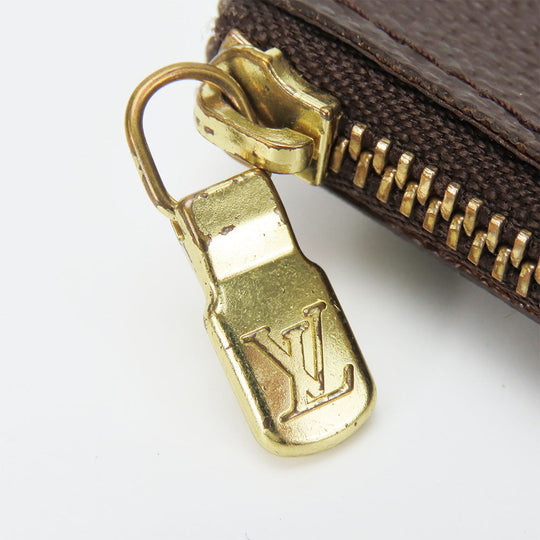 LOUIS VUITTON Coin case M62650 Monogram Brown Pochette Kle mens(Unisex) Used Authentic