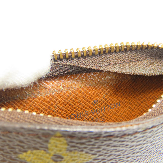 LOUIS VUITTON Coin case M62650 Monogram Brown Pochette Kle mens(Unisex) Used Authentic