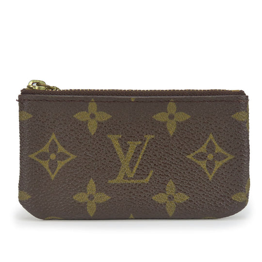 LOUIS VUITTON Coin case M62650 Monogram Brown Pochette Kle mens(Unisex) Used Authentic