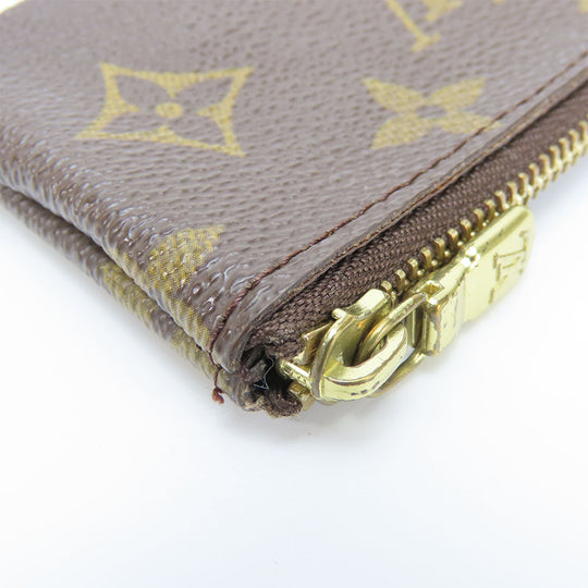 LOUIS VUITTON Coin case M62650 Monogram Brown Pochette Kle mens(Unisex) Used Authentic