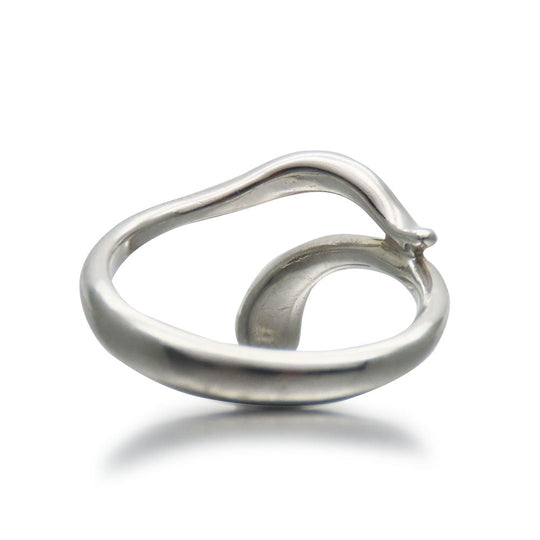 TIFFANY&Co. Ring Silver925 Silver teardrop Women Used Authentic