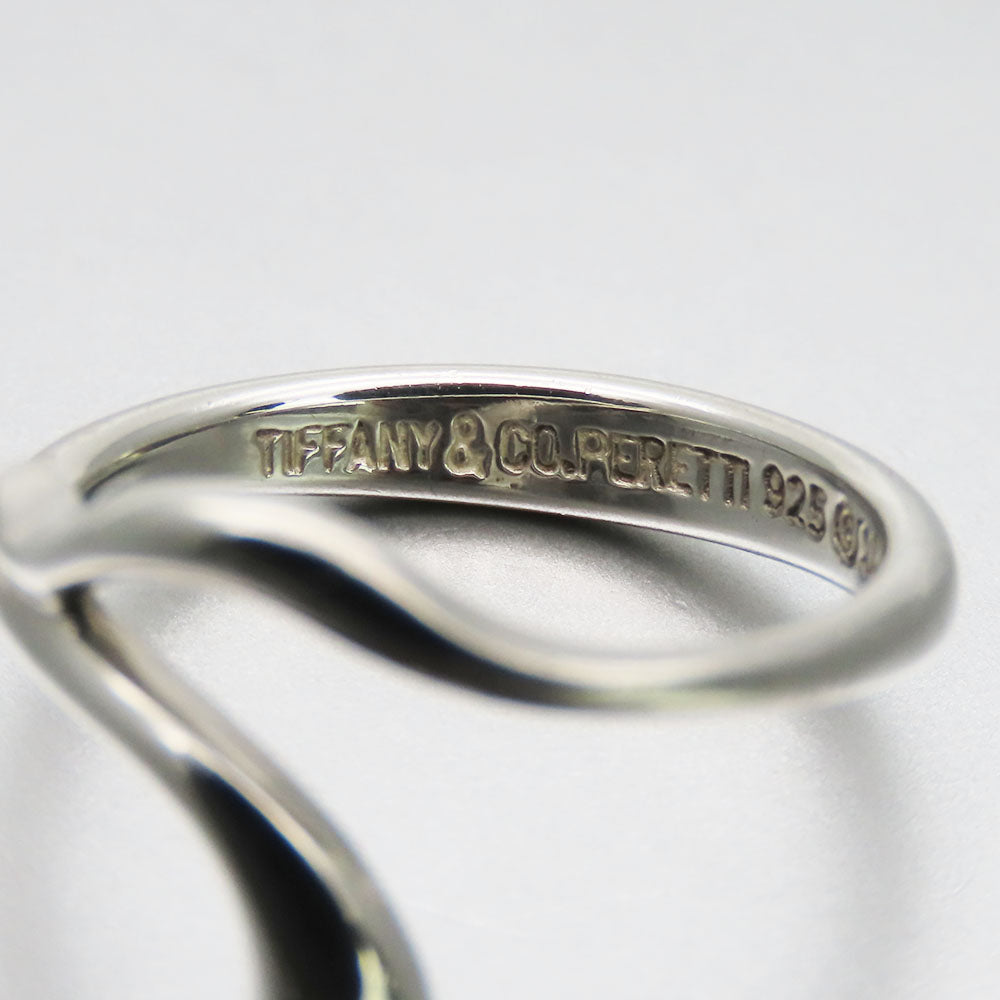 TIFFANY&Co. Ring Silver925 Silver teardrop Women Used Authentic