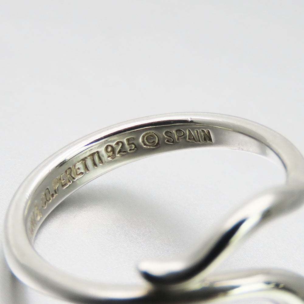 TIFFANY&Co. Ring Silver925 Silver teardrop Women Used Authentic