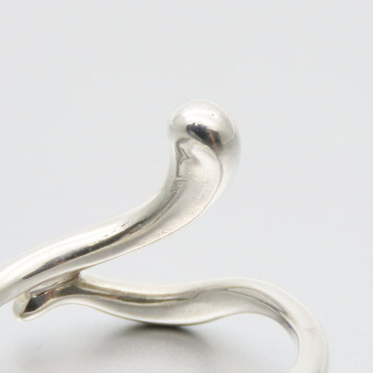 TIFFANY&Co. Ring Silver925 Silver teardrop Women Used Authentic