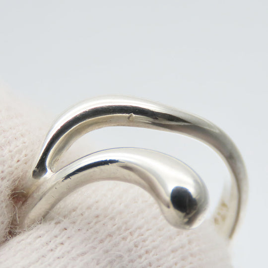 TIFFANY&Co. Ring Silver925 Silver teardrop Women Used Authentic