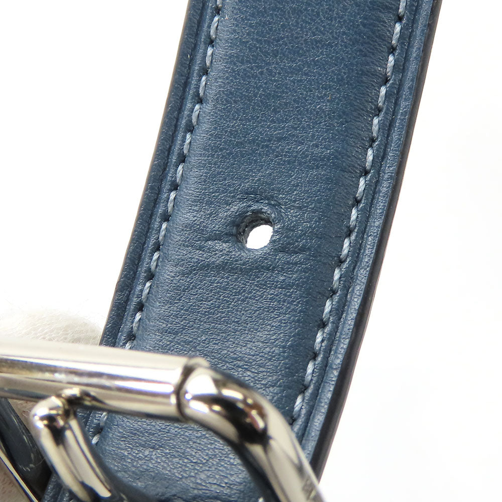 COACH Shoulder Bag F34823 leather blue Women Used Authentic