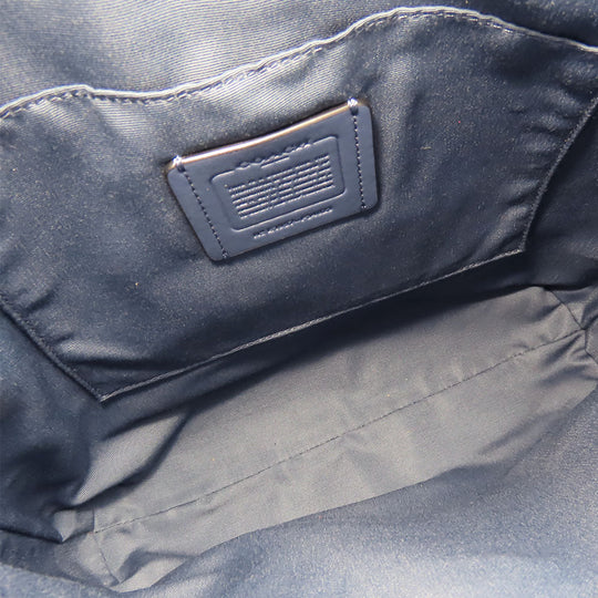 COACH Shoulder Bag F34823 leather blue Women Used Authentic