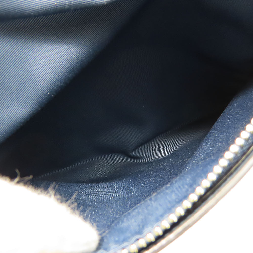 COACH Shoulder Bag F34823 leather blue Women Used Authentic