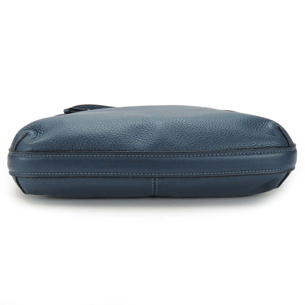 COACH Shoulder Bag F34823 leather blue Women Used Authentic