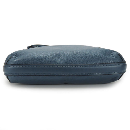 COACH Shoulder Bag F34823 leather blue Women Used Authentic