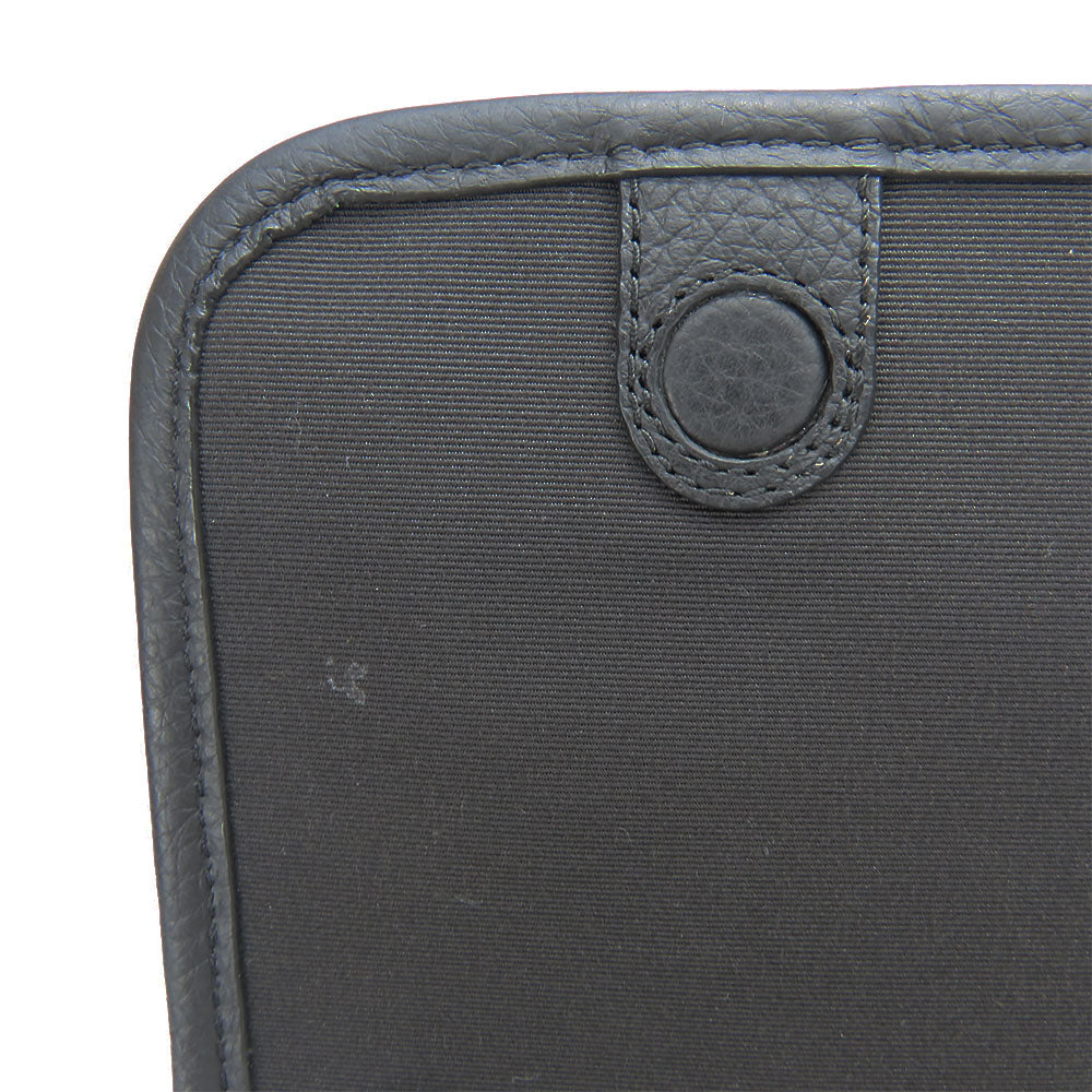 COACH Shoulder Bag C6583 Canvas, Leather black mens Used Authentic