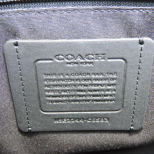 COACH Shoulder Bag C6583 Canvas, Leather black mens Used Authentic